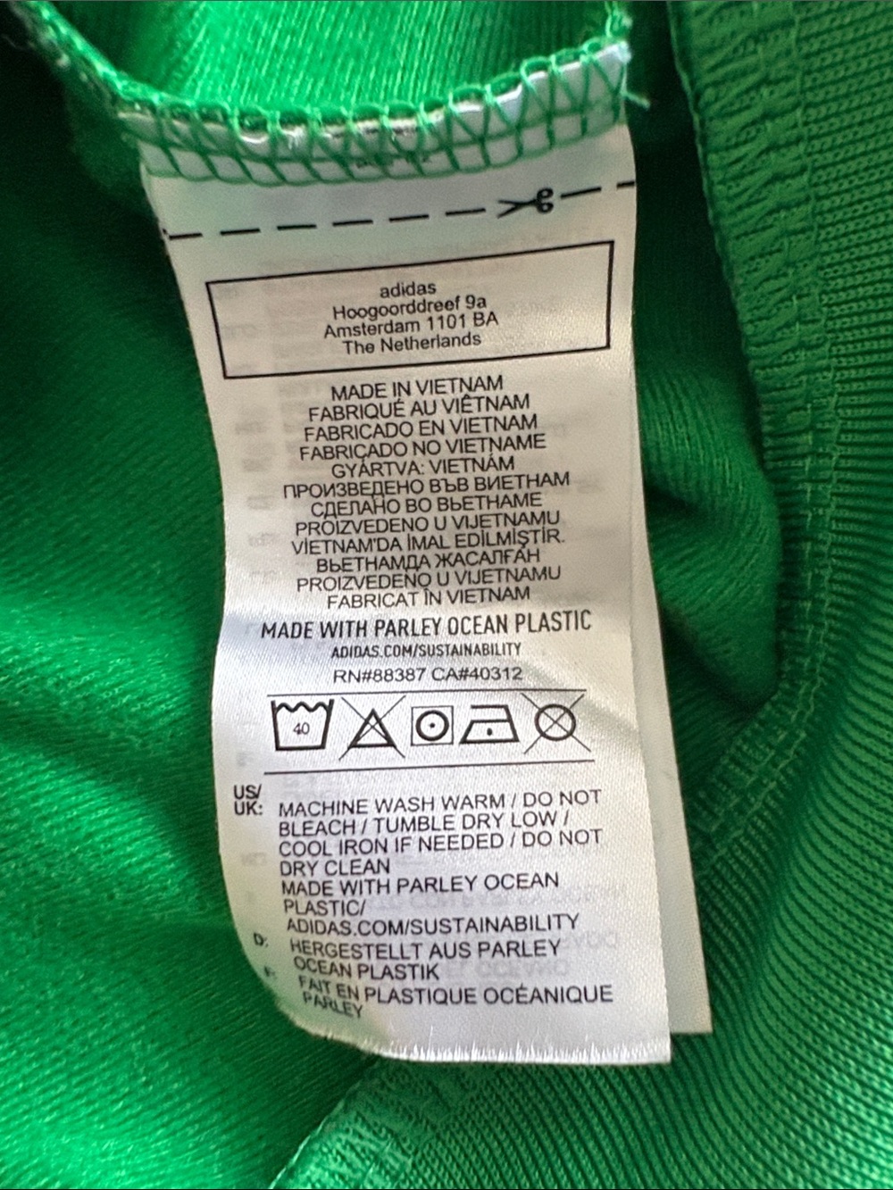 adidas Green Men Track Jacket & Joggers with White Stripes - Picture 6 of 10